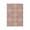 Homeroots 5' X 8' Salmon And Beige Floral Washable Indoor Outdoor Area Rug 610776 - alternate 2