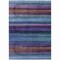Homeroots 10' X 14' Blue Purple And Taupe Striped Washable Indoor Outdoor Area Rug 631208 - alternate 3