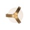 Afx Milan, 7'' LED Flush Mount, Light Antique Brass MLNC07LAJUDLB - alternate 3