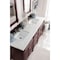 James Martin Vanities Brittany 72'' D Vanity, Burnished Mahogany w/ Jasmine Pearl Silestone Top w/ Wireless Charger 650-V72-BNM-FEJP - alternate 2