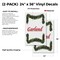 Signmission Garland, Vinyl Decals Only 24 Inch x 36 Inch, Vinyl Decal, 2PK DSB-2436-2PACK-Garland - alternate 2