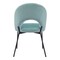Homeroots Set of Two Green and Black Velvet And Steel Tropical Floral Dining Side Chairs, 2PK 555771 - alternate 2