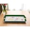 Homeroots 17" Green And White Watercolor Floral Serving Tray With Handles 634497 - alternate 1