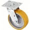 Zoro Select Plate Caster, Swivel, Polyurethane, 7 1/2"H P21S-UA060R-14-DL - alternate 1