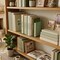 Acrimet Clear Plastic Bookends 1 Pair, Book Holder (Clear Green), 2PK 290.3 - alternate 3