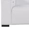 Homeroots 93in White and Brown Leather Power Reclining Loveseat With Storage 720543 - alternate 2