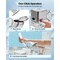Vevor Commercial Ice Crusher 661LBS/H Electric Snow Cone Maker Shaved Ice White WF-A108P - alternate 2