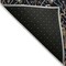 Homeroots 8' Black Red And Gold Round Floral Washable Indoor Outdoor Area Rug 604637 - alternate 3