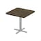 Correll Square Cafe Table, 36 in W, 36 in L, 29 in H, Particleboard Top, Walnut SXT36S-01-98-01 - alternate 1