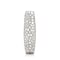 Homeroots 32" Silver Cylinder Crystal Glass Floor Vase With Faux Crystals 480048 - alternate 2