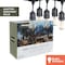 Bulbrite 30 ft. Plug-In Edison Bulb S14 LED Black String Light w/Shatter Resistant Bulbs 12-Sockets 812313 - alternate 2