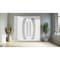 Vdomdoors Metal Double Doors Deux 6500 White Enamel Frosted Glass 1 Sidelight Entry Modern Painted 86x96 (W72 DEUX6500DEXD-BEM-W72+14xH96-RH-I - alternate 3
