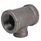 B & K 1 in. FIP each X 1 in. D FIP 1/2 in. D FIP Black Malleable Iron Reducing Tee 310RT-1112 - alternate 2