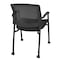 Regency Kobe T-Base Training Seminar Table W/ 2 Knight Mesh Chairs, 60 in W, 24 in L, Noble Oak MTRCT6024NO56CBK - alternate 3