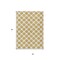Homeroots 3' X 5' Gold And Ivory Polka Dot Washable Indoor Outdoor Area Rug 614893 - alternate 2