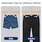 Serenelife Skirt and Pant Hanger with Adjustable Non-Slip Steel Clips, Premium Wooden, 360 degrees, 10PK SLWPNW10 - alternate 2