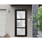 Vdomdoors Front Exterior Prehung FiberGlass Door Frosted Glass / Manux 8552 Matte Black / Office Commercial a MANUX8552EXD-BLK-W36 x H80-LH - alternate 2