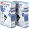 Acrimet Magazine File Holder Vertical Rack, Durable Plastic Desk Organizer, Crystal, 2PK 277.2 - alternate 3