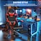 Yssoa Gaming Chair, Computer Chair with Footrest, Height Adjustable and 90 Deg-135 Deg Tilt Functio FNCHARGAME01BRFR - alternate 2