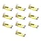 Mytee Products 3in x 30ft Ratchet Tie-Down Straps w/ Flat Hook 15,000 Lbs Capacity - Yellow 10  Pack, 10PK RS330x10 - alternate 3