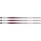 Da Vinci COLLEGE Student Brush, Synthetic, Acrylic & Oil, Flat, Series 8740, Size 10, 3PK VA-8740_10 - alternate 2