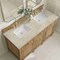 James Martin Vanities Lorelai 60" Double Vanity, Light Natural Oak, w/ 3 CM Tajnar Eclos Top 424-V60D-LNO-3TJR - alternate 2