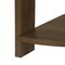 Homeroots 71" Dark Brown Wood Five Tier Corner Bookcase 489812 - alternate 3