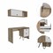 Homeroots 47" Brown Computer Desk With Two Drawers 403784 - alternate 3