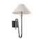 Troy Lighting Mateo 1 Light Wall Sconce, Patina Brass And Graphite, 12 In x 20.5 In B2121-PBR/GRA - alternate 3