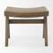 Homeroots 22in Brown Solid Wood Bench 732381 - alternate 1