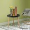 Uniquewise Medium Modern Metal Honeycomb Design Table Flower Vase India Copper / Rose Gold, 12-Indiach Height QI004247.M - alternate 2