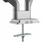 Rocstor ERGOREACH ED4 PREMIUM ALUMINUM DUAL ERGONOMIC MONITOR ARM, C-CLAMP & GROMMET - Y10N022-S1 - alternate 4