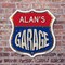 Signmission Alan's Garage, 6 Inch X 6 Inch, Plastic Sign SHI-P-6-383-ALAN - alternate 2