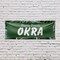 Signmission Farm Fresh Okra, 36 Inch x 96 Inch, Vinyl Banner B-96-30603 - alternate 3