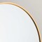 Homeroots 36" Gold Arch Metal Framed Full Length Hanging Mirror 564486 - alternate 3