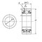 Ntn Heavy Duty Disc Radial Ball Bearing, DC211TTR2 Industry Number, Double Sealed Closure, Alloy Steel DC211TTR2 - alternate 2