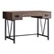 Homeroots 47" Brown and Black Computer Desk With Two Drawers 333513 - alternate 2