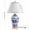 Jonathan Y Zhou 26.5" Ceramic/Iron Traditional Cottage LED Table Lamp, Blue JYL6610A - alternate 2