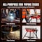 Vevor 6" Tripod Pipe Chain Vise Stand w/ Steel Legs & Rubber Mounts bib GJDJLGQZJ5679 - alternate 2