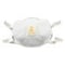 3M Disposable Respirator, N100, Molded, Dual, Adjustable, Metal Nose Clip, M 8233 - alternate 2