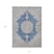 Homeroots 10' X 14' Navy Blue And Ivory Oriental Washable Indoor Outdoor Area Rug 597745 - alternate 2