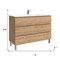 Homeroots 48" Oak Wood Freestanding Bathroom Vanity With White Sink And Three Drawers 627374 - alternate 2