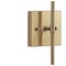 Jonathan Y Cato 4.5" 1-Light Bohemian Farmhouse Iron/Glass LED Vanity, Brass Gold/Clear JYL7805C - alternate 4