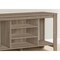 Homeroots 48in Taupe Wood Open Shelving TV Stand 333253 - alternate 2