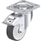 Blickle Swivel Plate Caster, PU, 4", Brake, Caster Wheel/Tread Material: Nylon/Thermoplastic Polyurethane LH-POTH 100K-14-FI - alternate 1