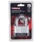 Prosource Padlock, Standard Shackle, 7/16 in Dia Shackle, 2 in H Shackle, Steel Shackle, Steel Body HD00030-3L - alternate 2