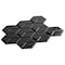 Andova Tiles Albin 3-in. x 4-in. 3D Hexagon Satin Porcelain Wall Mosaic Tile (0.79 Square Feet Per Box) ANDALB1367 - alternate 1