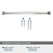 Amerock Revitalize 10-1/16 inch 256mm Center-to-Center Polished Nickel Cabinet Pull BP55354PN - alternate 2