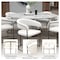 Leisuremod Aero Collection Modern Dining Chair in White AC23W - alternate 3