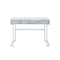 Homeroots 42" White Writing Desk With Two Drawers 491419 - alternate 1